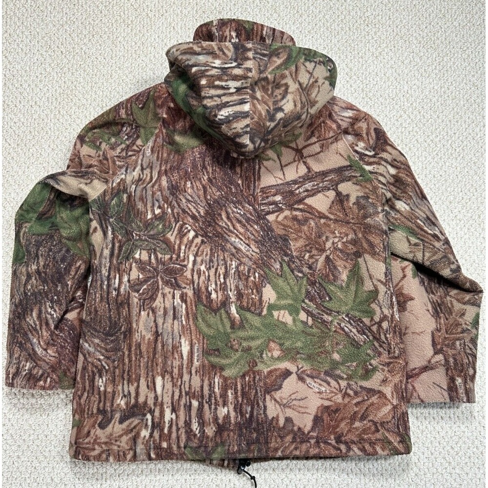 Vtg Cabelas Whitetail Clothing Jacket Mens M Camo Goretex Fleece Hooded Coat USA - Picture 2 of 16